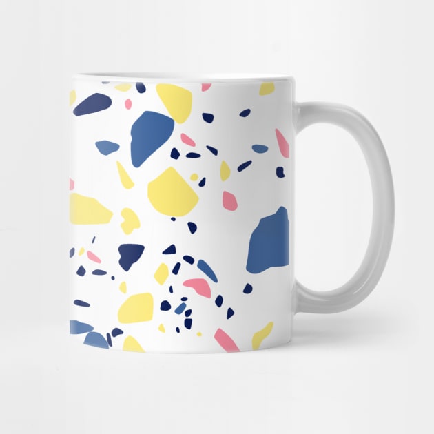 Terrazzo Party 2020 Pink Yellow by ninoladesign